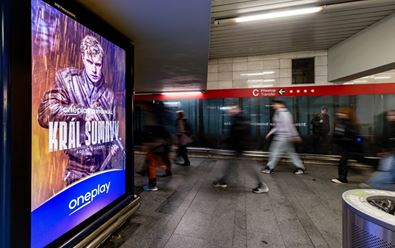 Oneplay uvádí nové bigboardy, spoty i branding v metru