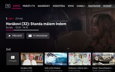 Magenta TV zpřehlednila menu, má nový font písma