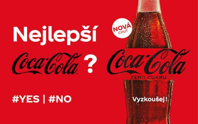 Coca-Cola kampaní podpoří inovovanou verzi Zero Sugar