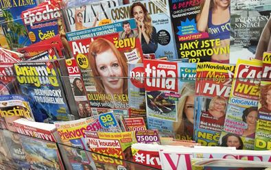 Časopisy televizní, pro ženy a společenské se prodávají nejvíce