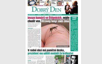Týdeník Dobrý den s kurýrem vychází v novém, tiskne ho CPC