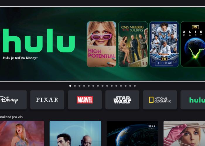 Disney+ modernizuje, přichází Hulu a Liga mistryň UEFA
