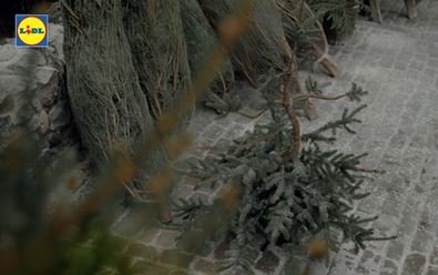 Lidl staví vánoční kampaň na příběhu křivého stromku