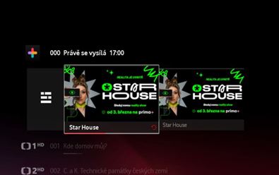 Reality show Starhouse v aplikaci Vodafone TV