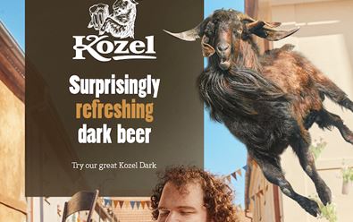 Kozel mezinárodní kampaní podpoří tmavé pivo