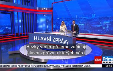 Prima zavedla na CNN Prima News titulky pro neslyšící