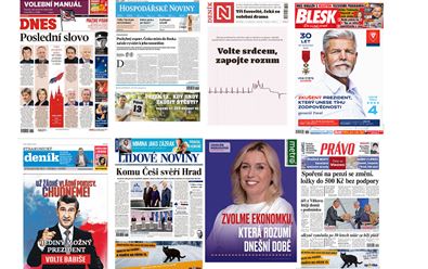 Blesk, Deník i Metro vyšly s titulními inzeráty kandidátů