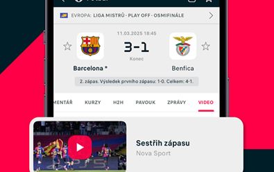 Nova Sport a Livesport se spojují, sdílí sportovní videoobsah