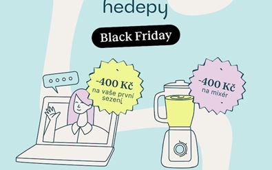 Hedepy nabízí slevy na terapii, k Vánocům dárkové poukazy