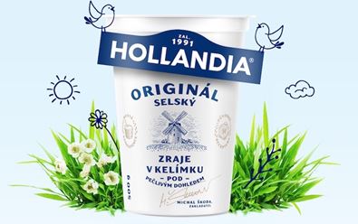 Hollandia redesignuje obaly, sází na čistotu a lehkost