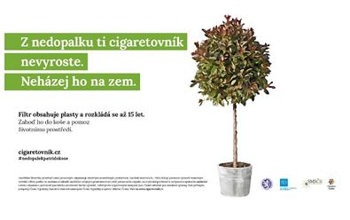 Startuje informační kampaň k cigaretovým nedopalkům