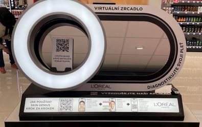 V POPAI Awards boduje virtuální zrcadlo od L'Oréal Paris