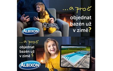 Albixon v kampani opět upozorňuje na nákup bazénu v zimě