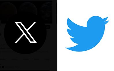 Twitter změnil logo s modrým ptáčkem na písmeno X