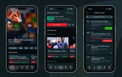 ČT Sport inovovala svůj web a mobilní aplikaci