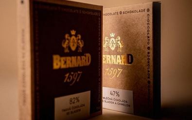 Pivovar Bernard uvedl dvě čokolády pod svou značkou