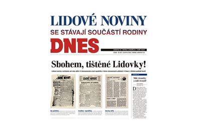 Lidové noviny se loučí titulkem „Sbohem, tištěné Lidovky"
