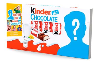 Kinder nabídne personalizované balení své čokolády