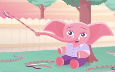 Růžový slon půjde do televize s velikonoční kampaní