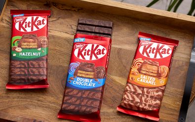 KitKat uvádí nové příchutě v tabulkovém formátu