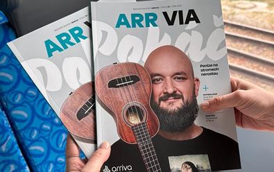 Arriva vydává pro autobusy a vlaky nový časopis ARR VIA