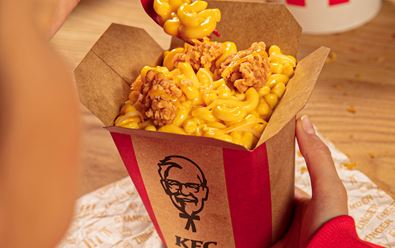 KFC uvádí novinku Mac&Cheese, makaróny se sýrem