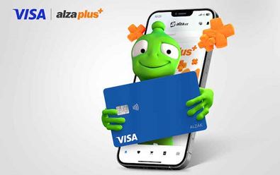 Alza nabízí za nákup s Visa členství v AlzaPlus+ zdarma