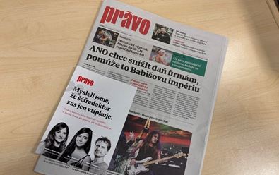 „Píšeme, jak to doopravdy je," zní v kampani deníku Právo
