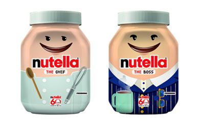 Nutella uvádí k 60. výročí limitovanou edici sklenic