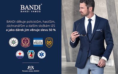 Majitel značky Bandi děkuje kampaní záchranným složkám