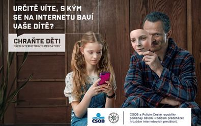 ČSOB se pro kampaň za bezpečný internet spojuje s Policií ČR