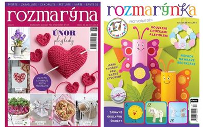 Extra Publishing přebírá časopisy Rozmarýna a Rozmarýnka
