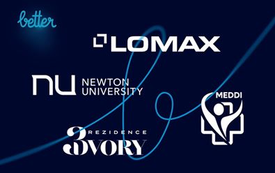 Better má nové klienty Lomax, Newton University či Meddi