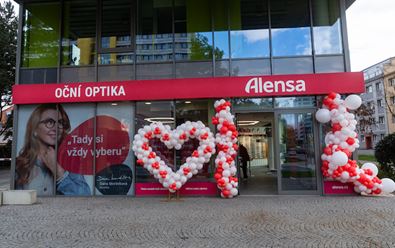 Alensa otevřela v Praze největší oční optiku ve střední Evropě