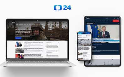 Zpravodajská ČT24 uvedla novou podobu svého webu