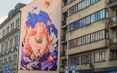 Ukázka: Jak vznikal mural art pro dm v Praze, Brně a Plzni