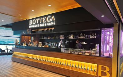 Na pražském letišti otevírá první pobočku Bottega Prosecco