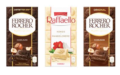 Ferrero rozšiřuje dostupnost svých tabulkových čokolád