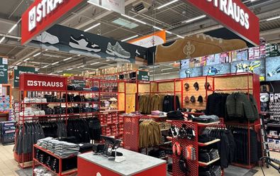 Bauhaus otevírá v Čestlicích pop-up značky Strauss