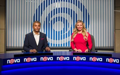 Nova odvysílala Televizní noviny z repliky původního studia
