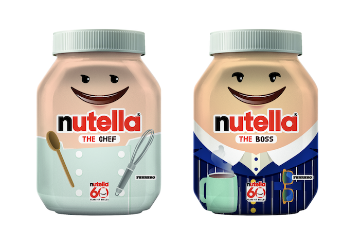 Limitovaná edice značky Nutella si pohrává s úsměvem, zdroj: Ferrero.