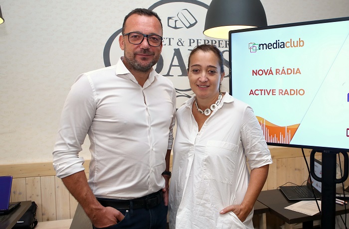 Jan Čadek a Martina Říhová, CEO Active, foto: Media Club