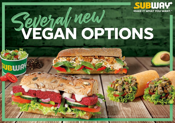 Subway obměňilo nabídku, která zahrnuje čím dál více i vegetariánksé produkty. Zdroj: Subway
