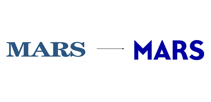 Změna loga společnosti Mars, zdroj: Mars