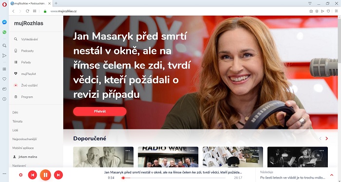 Český rozhlas spustil 4.12. 2019 aplikaci Můj rozhlas.cz, zdroj: Český rozhlas