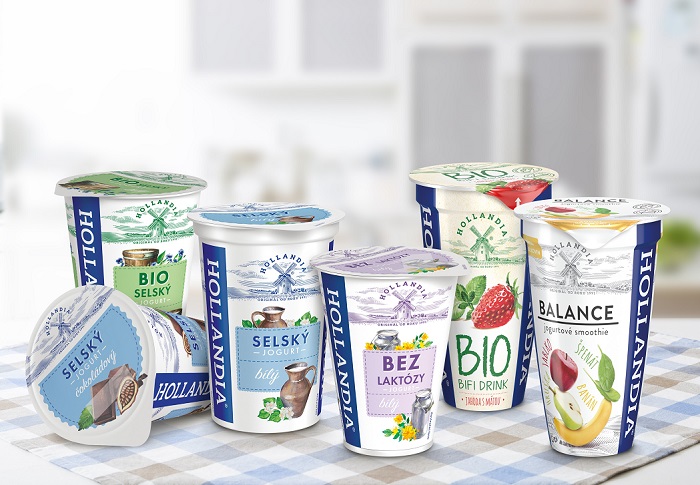 Hollandia má celkem 9 druhů výrobků, nejprodávanějším je Selský jogurt bílý 500 g, zdroj: Hollandia