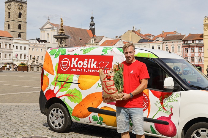 Košík dováží nově i do Českých Budějovic, zdroj: Košík.cz.