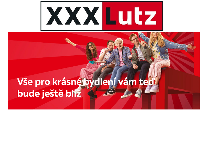 Podoba reklamního vizuálu XXXLutz anoncujícího rozšíření sítě, zdroj: XXXLutz