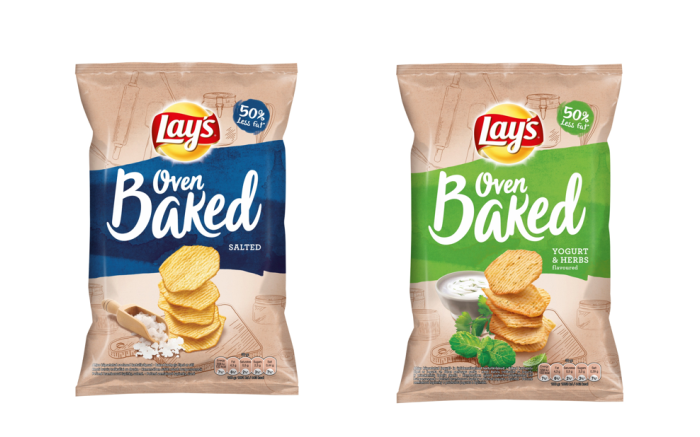 Lay’s Oven Baked chipsy solené a s příchutí jogurtu a bylinek, foto: PepsiCo