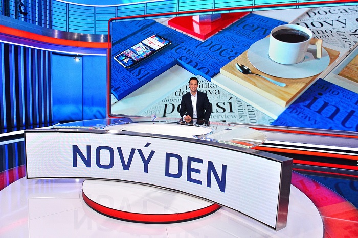 Petr Suchoň ve studiu pořadu Nový den, zdroj: FTV Prima